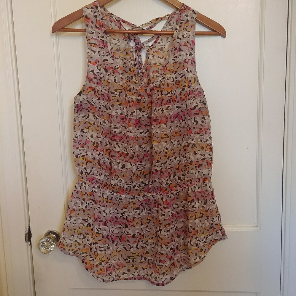 Sheer Patterned Blouse